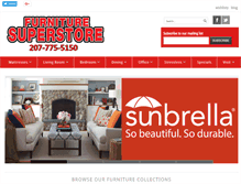 Tablet Screenshot of furnituresuperstoreonline.com